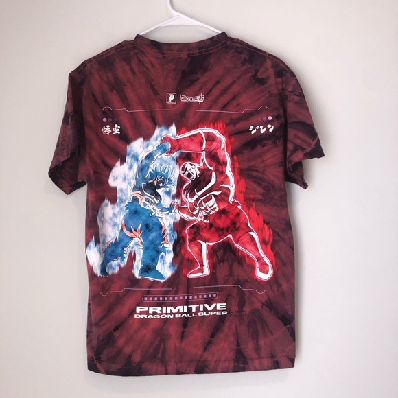 Primitive x Dragon Ball Super Small Red Tie Dye T-shirt - Picture 2 of 2